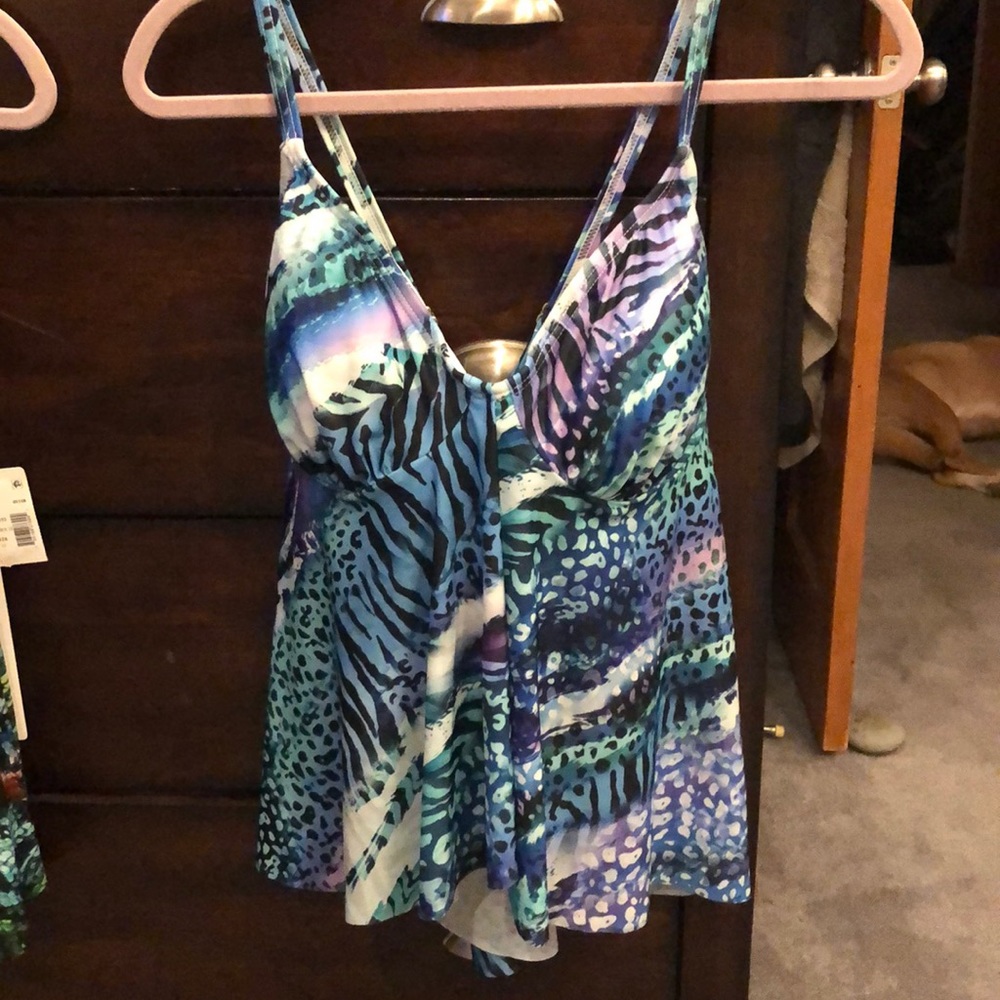 Swimsuits For All Congo Flyaway U-wire Tankini Top